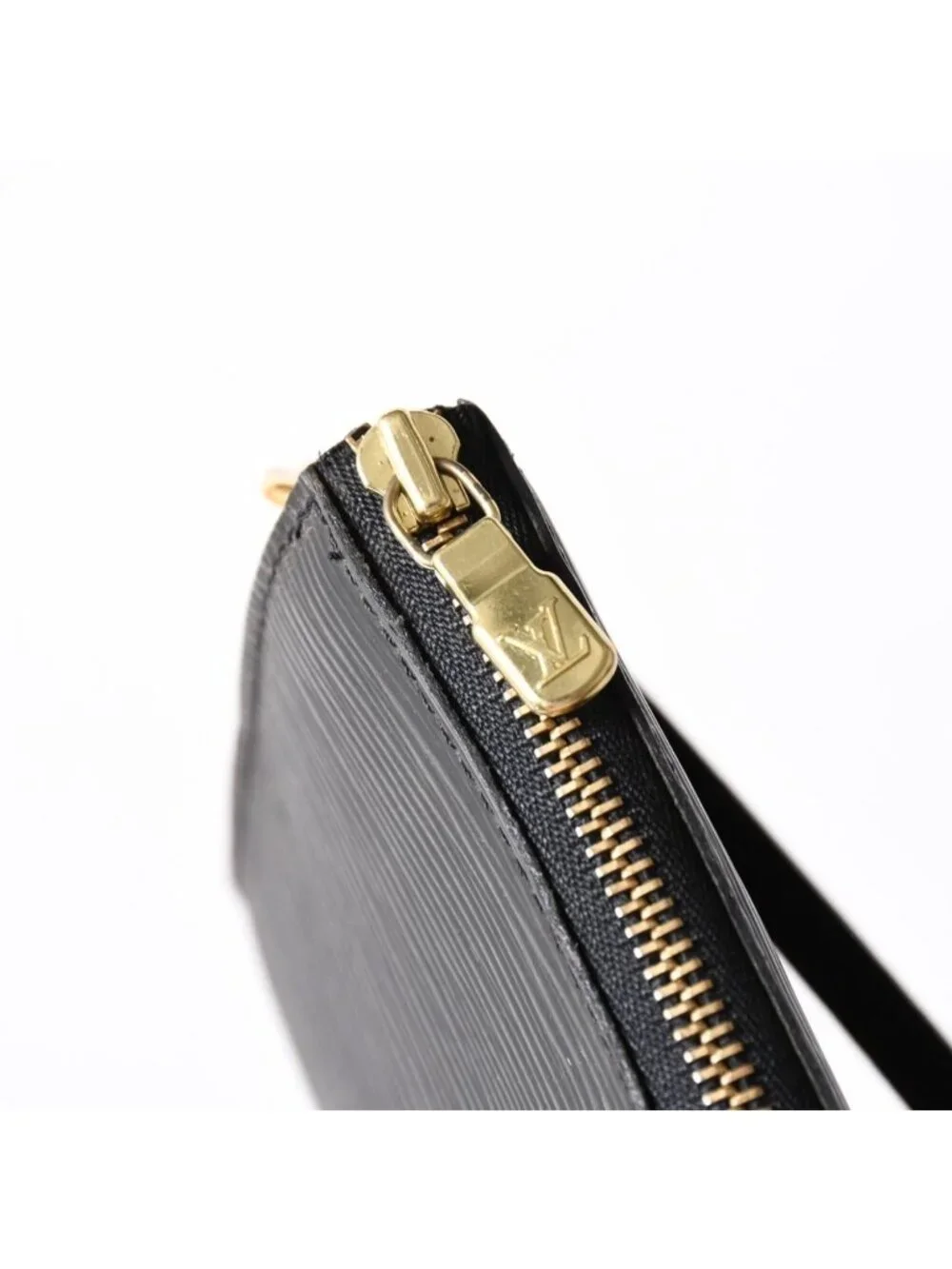 Louis Vuitton Pochette Accessoires Pouch Epi Black Gold